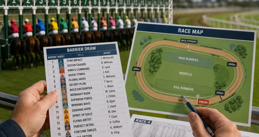Read Barrier Draws and Race Maps in Horse Racing